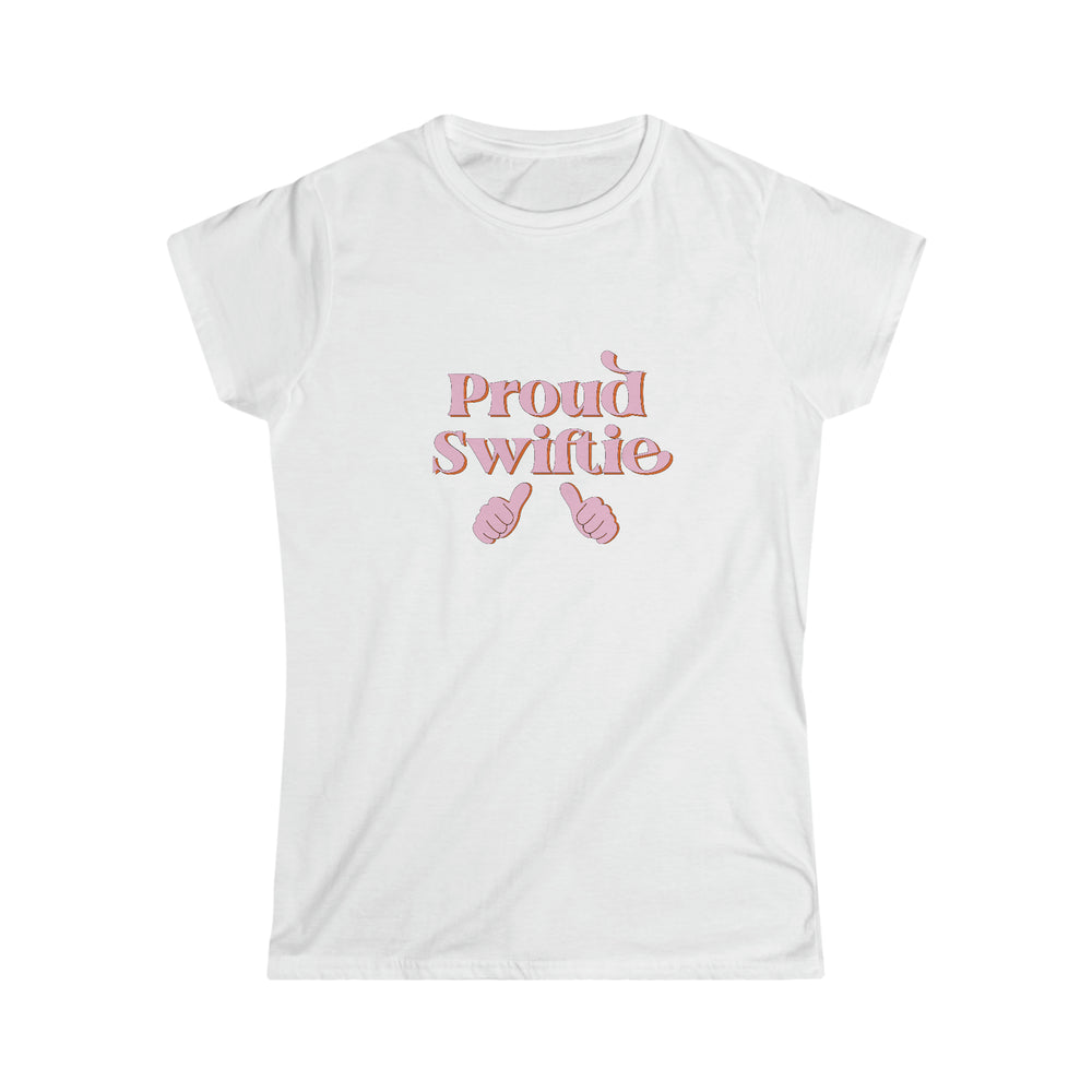Proud Swiftie Woman's Semit Fitted Tshirt